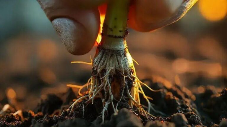 Enraizamento lateral estimulado com pinçamento mecânico do ápice radicular