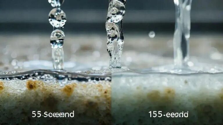 Drenagem crítica em 5 segundos versus 15 segundos de retenção hídrica