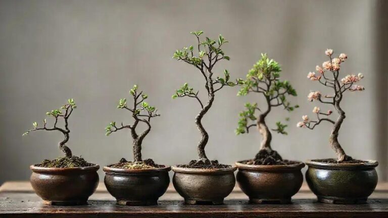 Tamanho do vaso crescente em progressão: 8cm, 10cm, 13cm, 16cm, 20cm