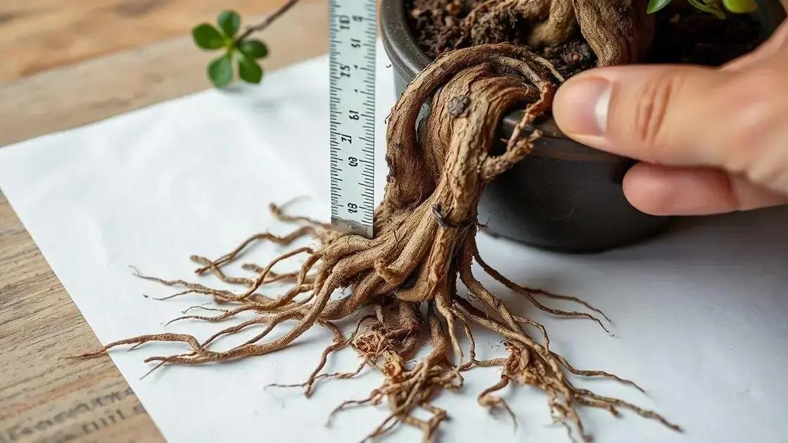  Dissecando o sistema radicular: A raiz central de 18cm que eu deveria ter cortado aos 3 meses
