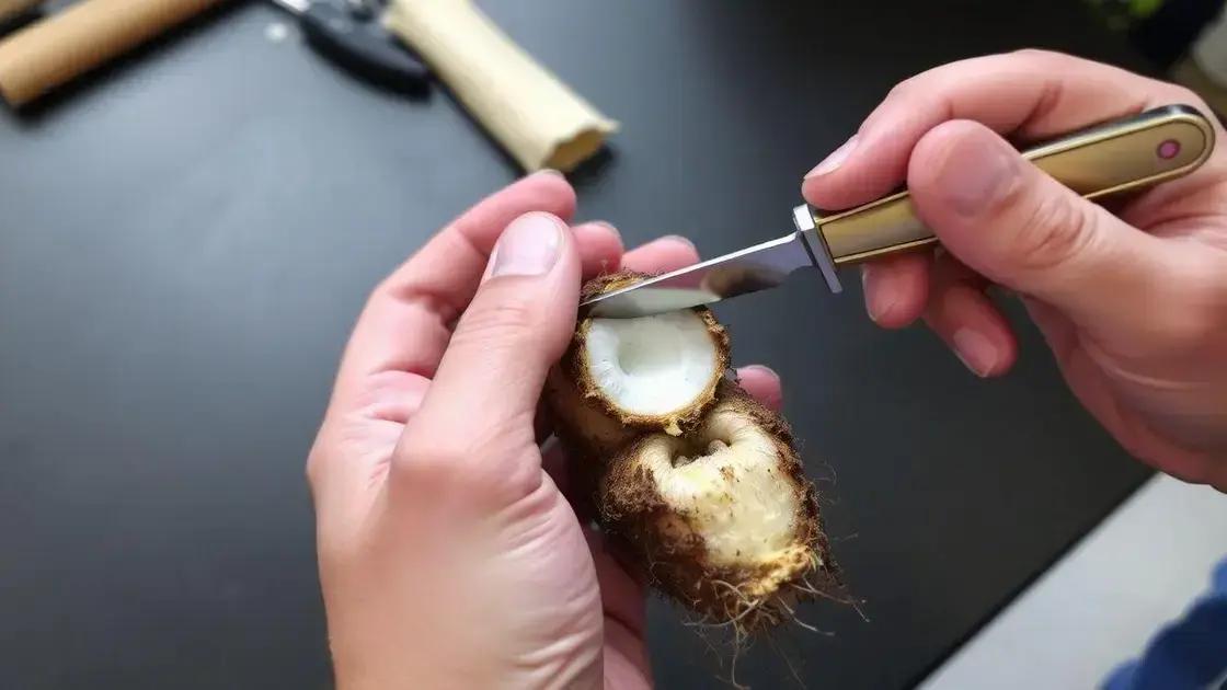  Poda radicular com bisturi: A técnica de corte limpo a 4cm do colo sem dano ao câmbio
