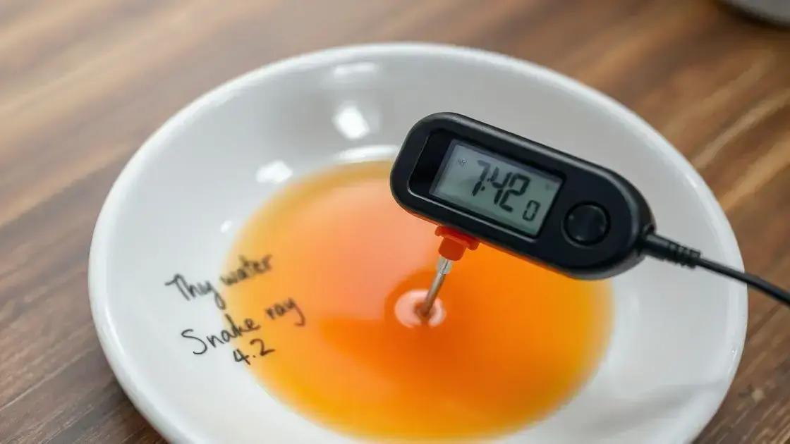  Testando o pH da água do pires: O valor de 4.2 que explicou a clorose nas folhas novas