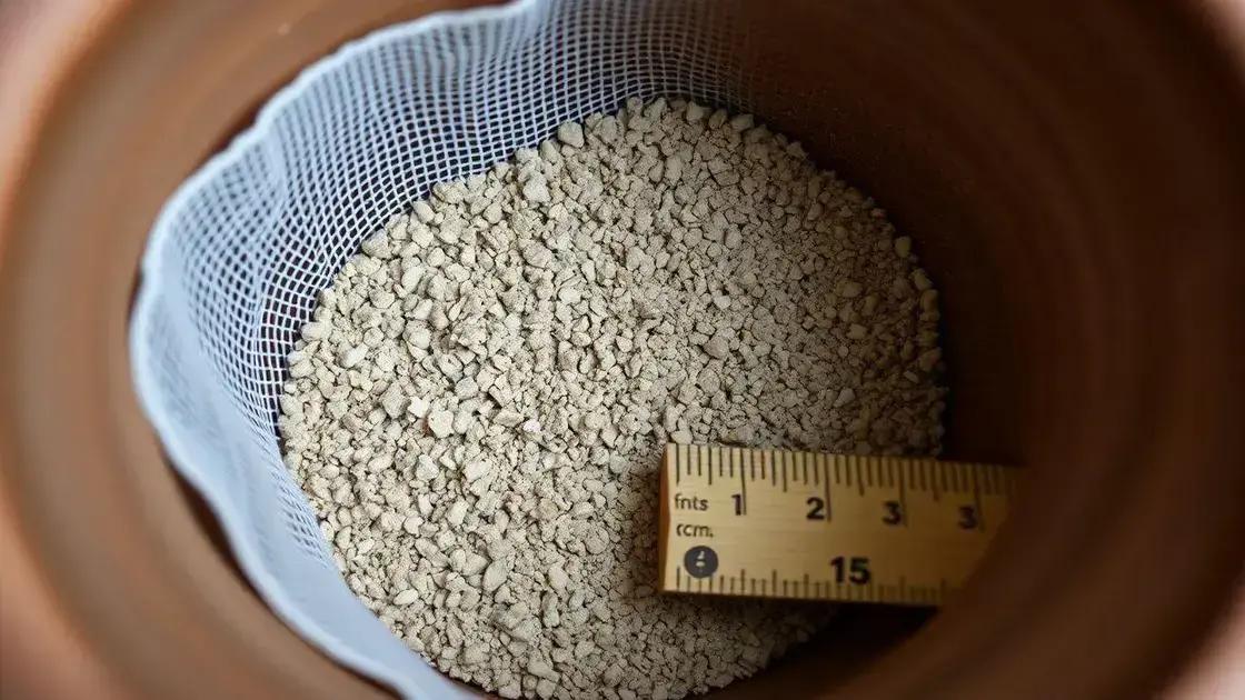  Abrindo o vaso: A camada de brita fina que compactou com o substrato e eliminou os canais de escoamento